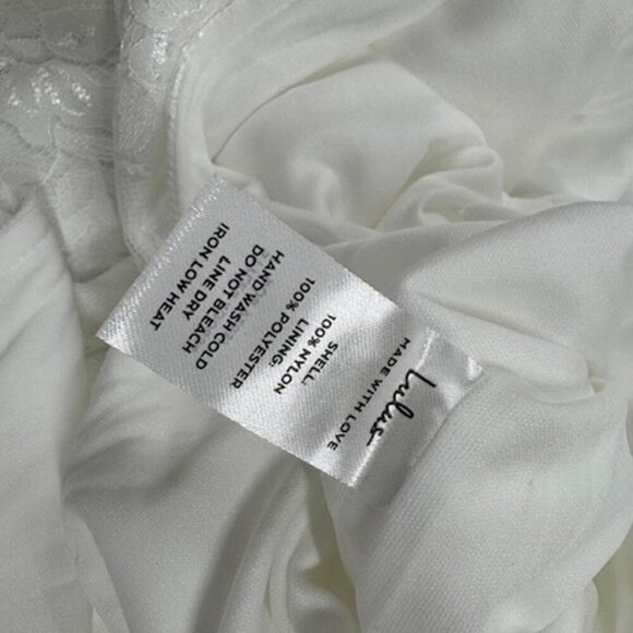 NWT Lulus Cherished Forever White Off-the-Shoulder Lace Maxi Dress​ - Picture 8 of 11